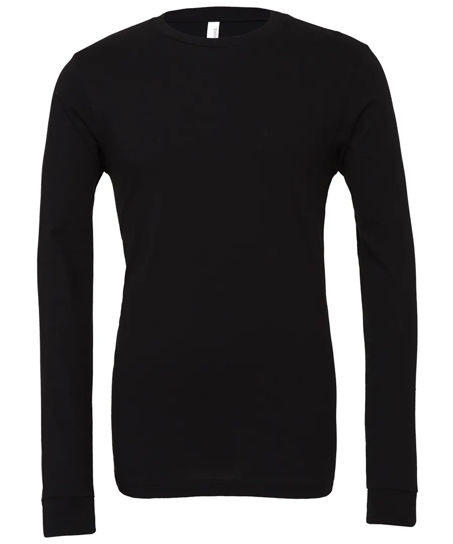 Unisex Jersey long sleeve tee – Black