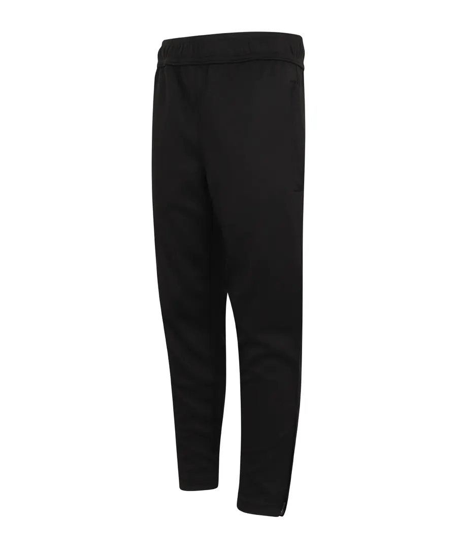 Kids knitted tracksuit pants – Black