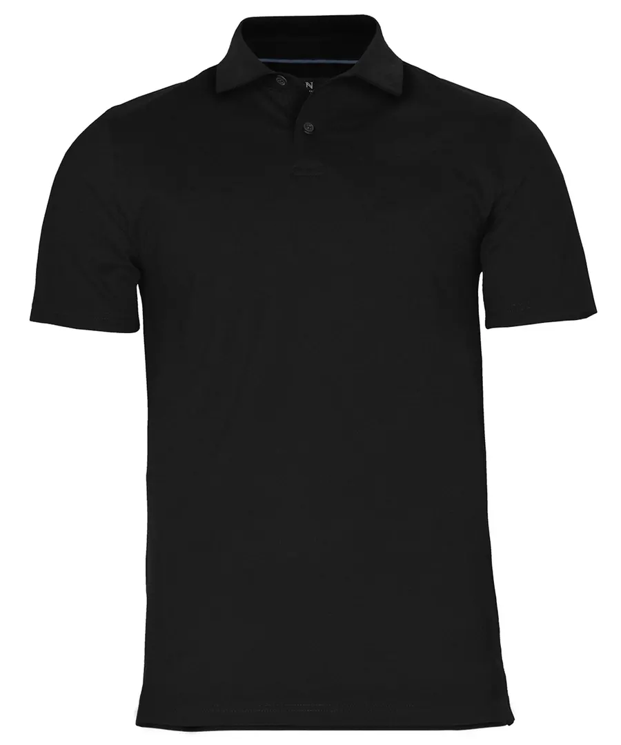 Princeton - Stretch deluxe cutaway polo – Black