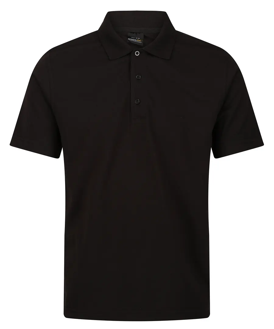 Pro 65/35 short sleeve polo – Black