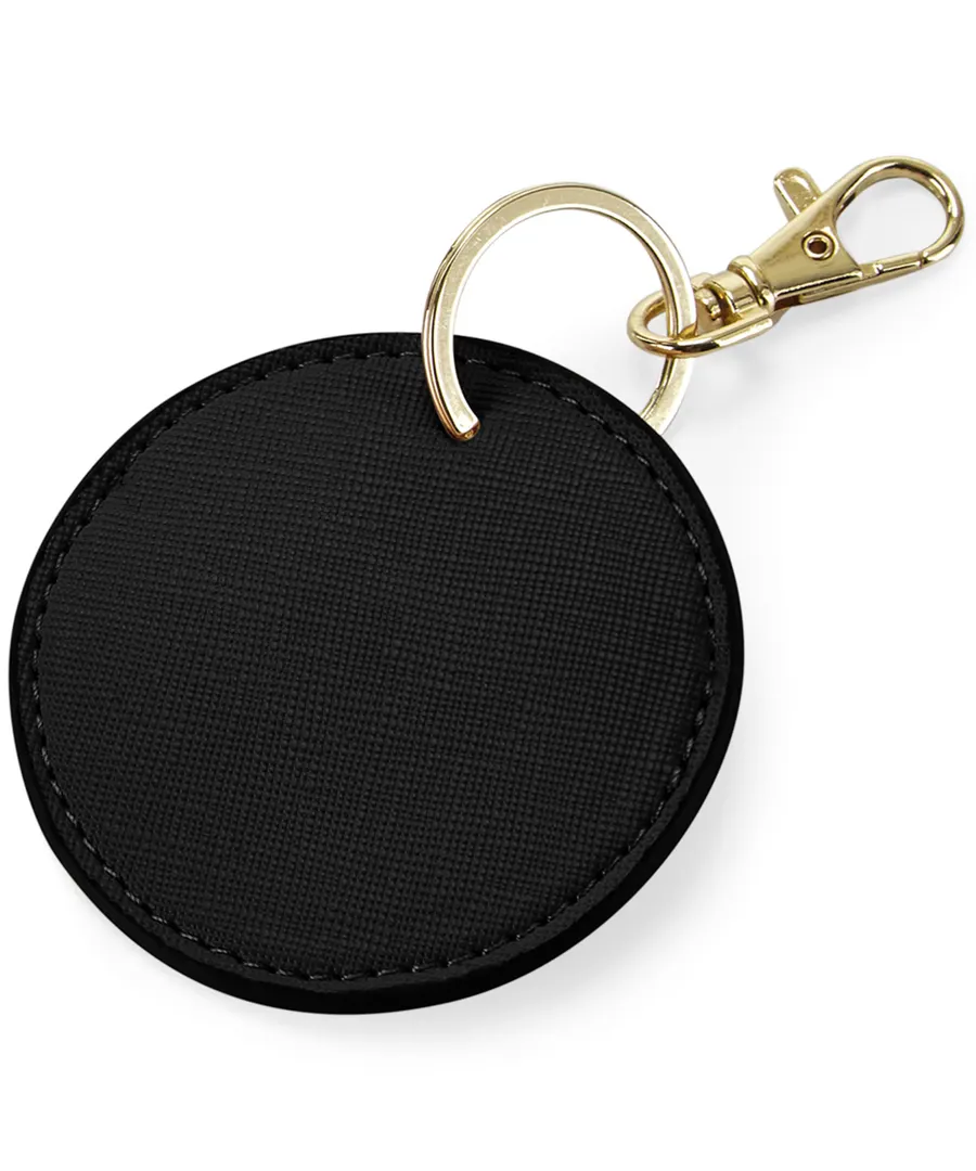 Boutique circular keyclip – Black