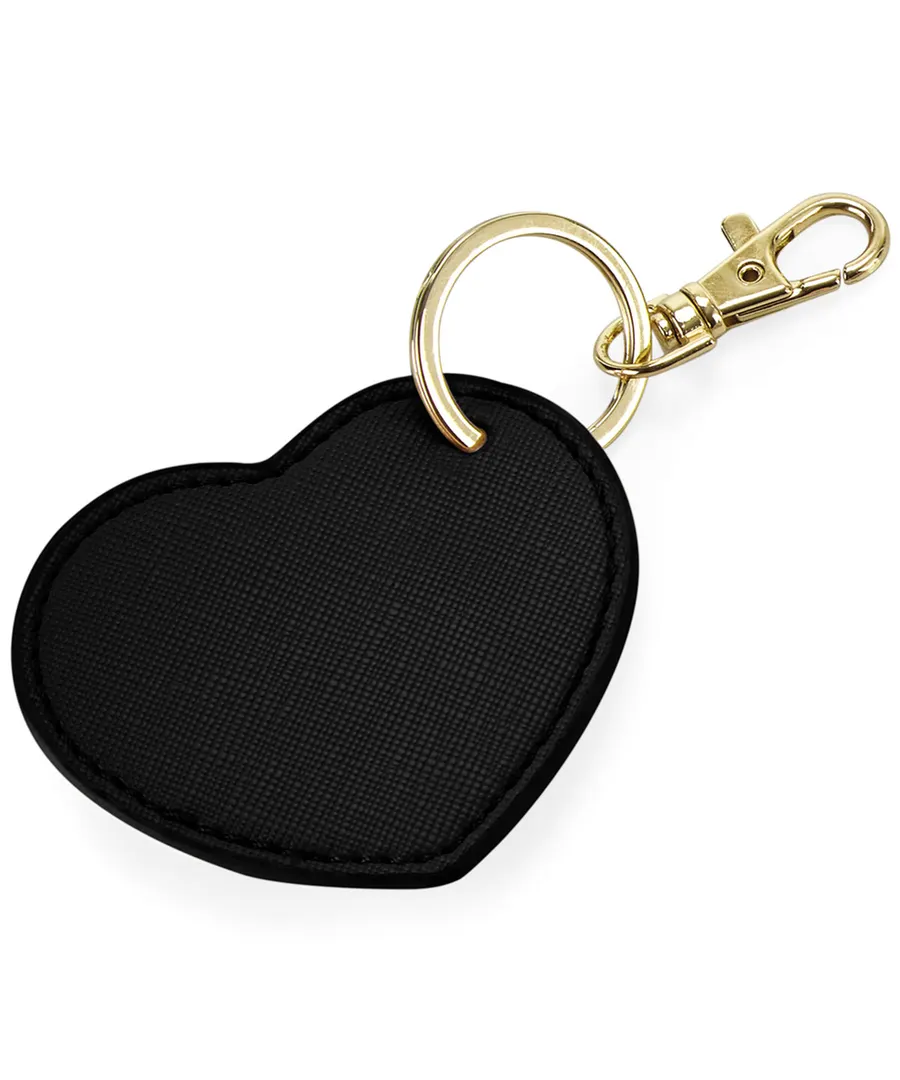 Boutique heart keyclip – Black