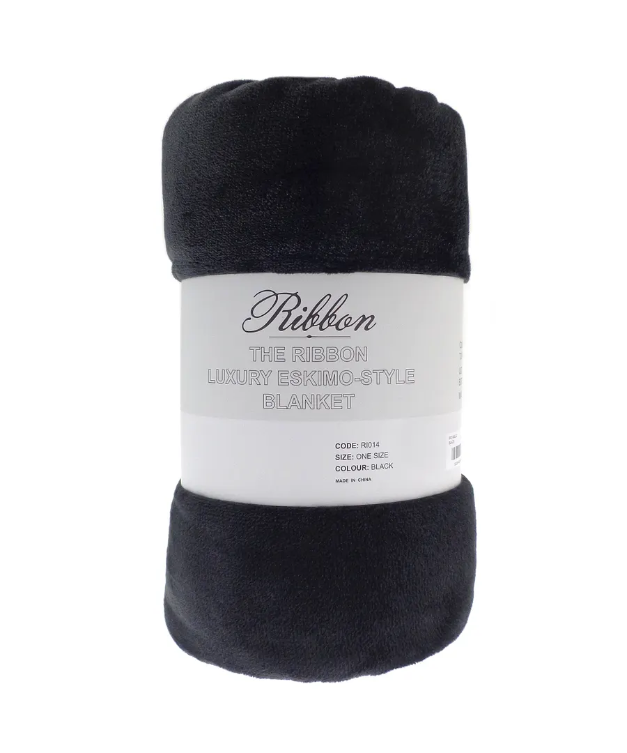 Eskimo-style blanket – Black
