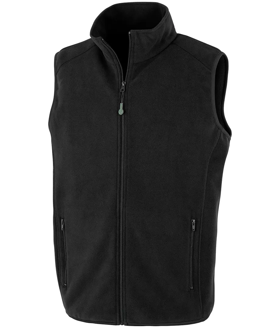 Recycled fleece Polarthermic bodywarmer – Black