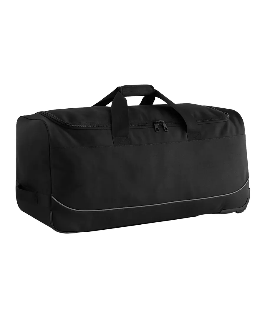 Teamwear wheeled holdall – Black/Grey