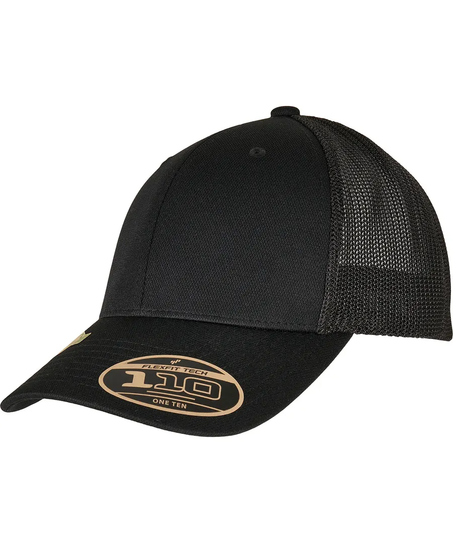 110 Recycled alpha shape trucker (110RA) – Black