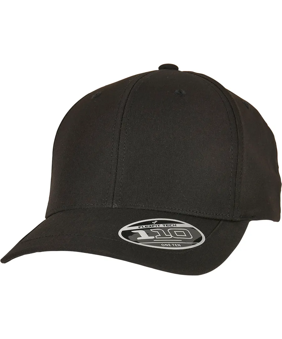 110 Flexfit Ripstop snapback (100RS) – Black