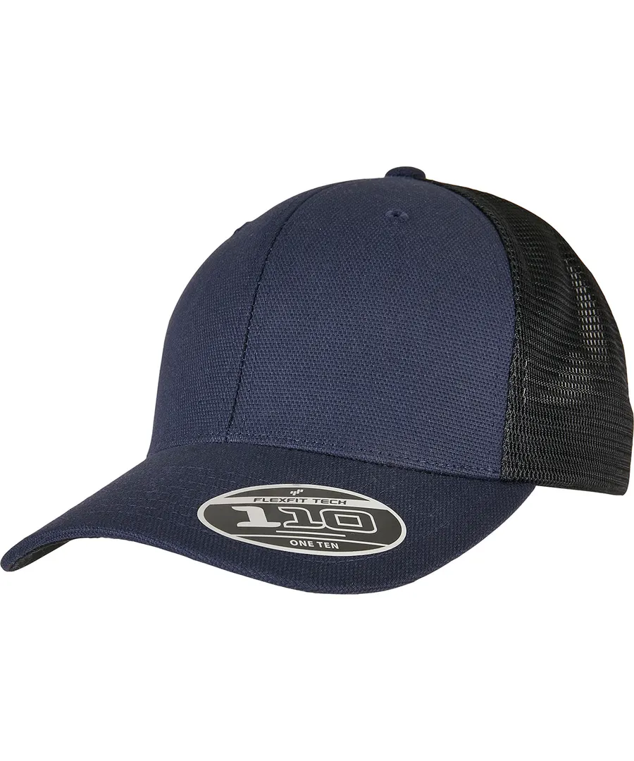 110 Structured canvas trucker (110ST) – Navy/Black