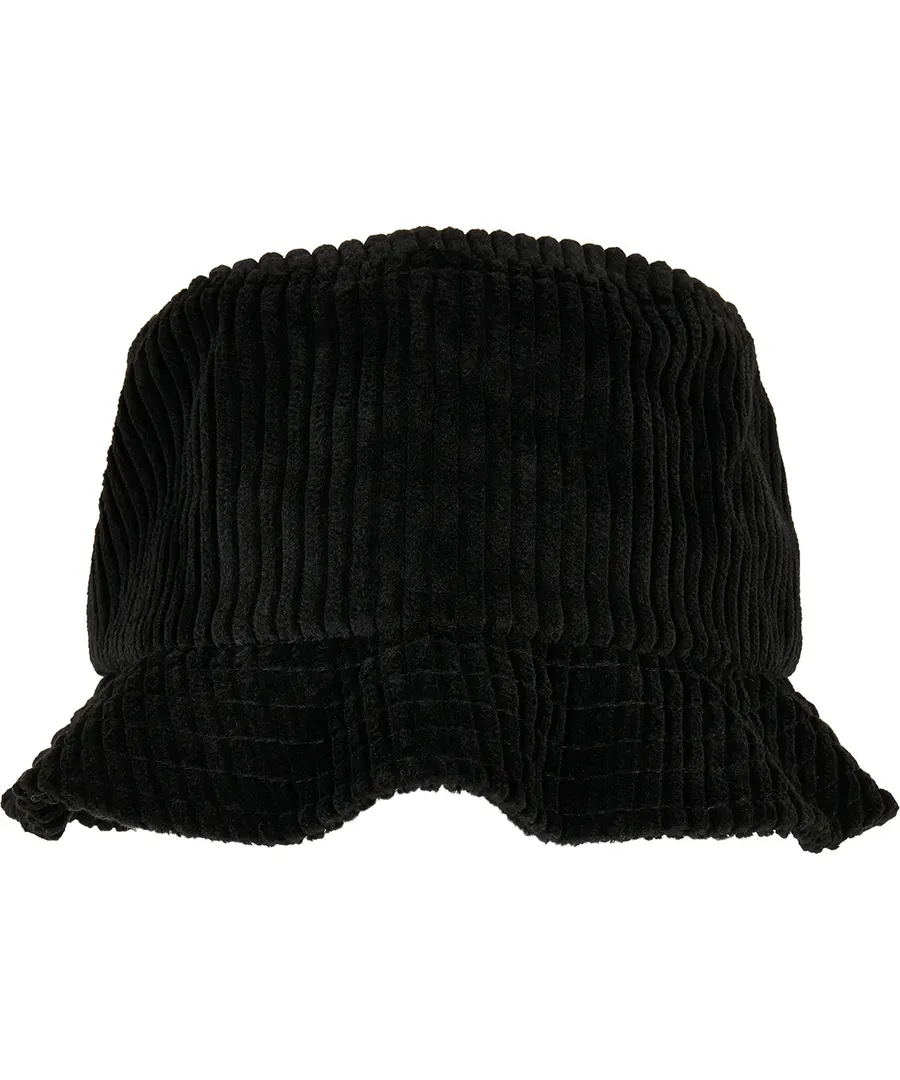Big corduroy bucket hat (5003BC) – Black