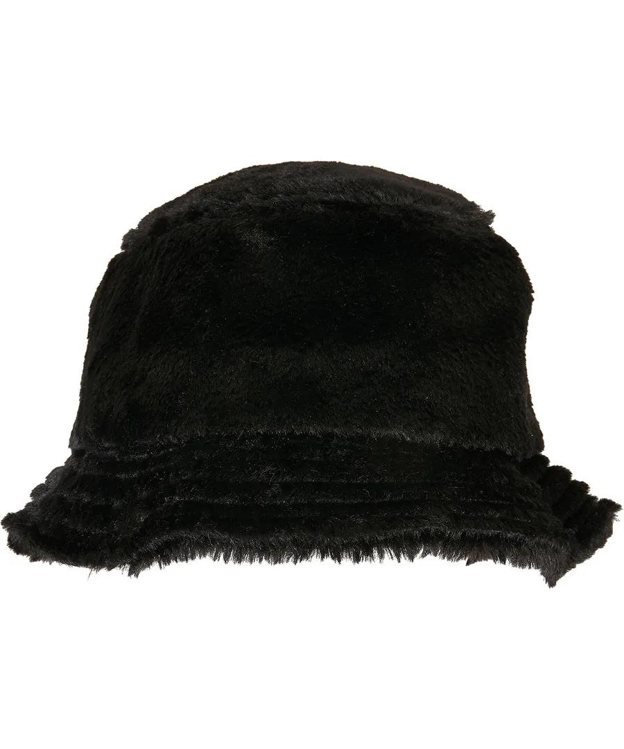 Faux fur bucket hat (5003FF) – Black