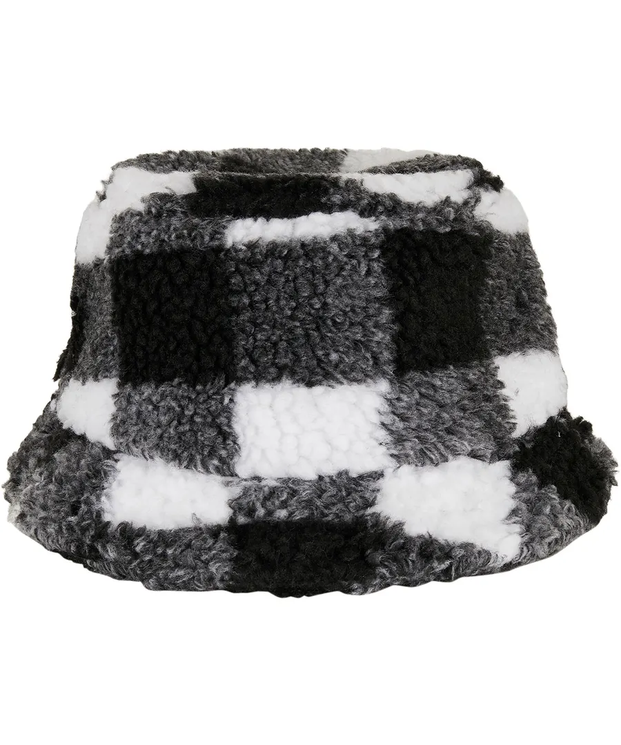 Sherpa check bucket hat (5003SC) – White/Black