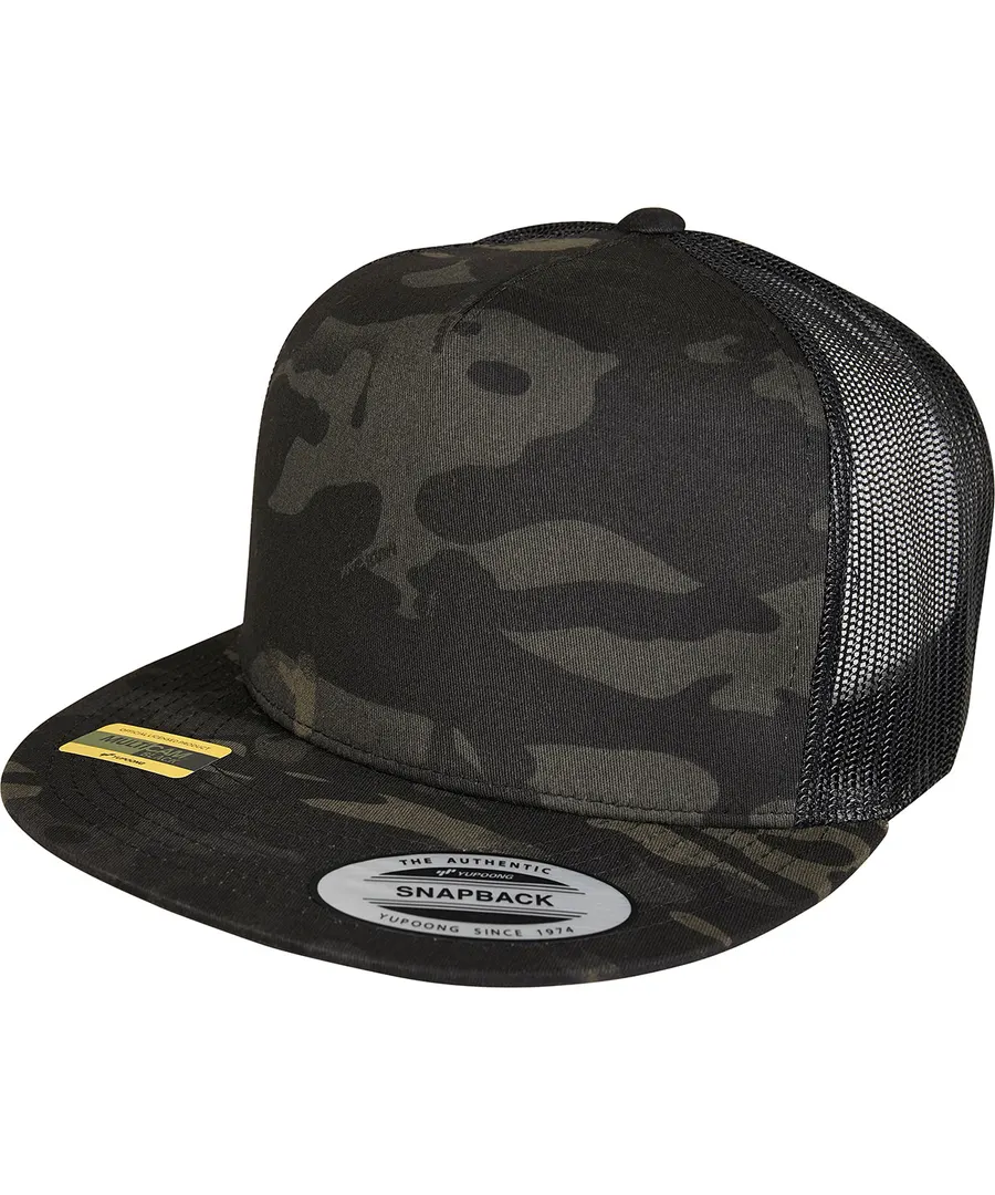 Multicam® trucker cap (6006MC) – Black