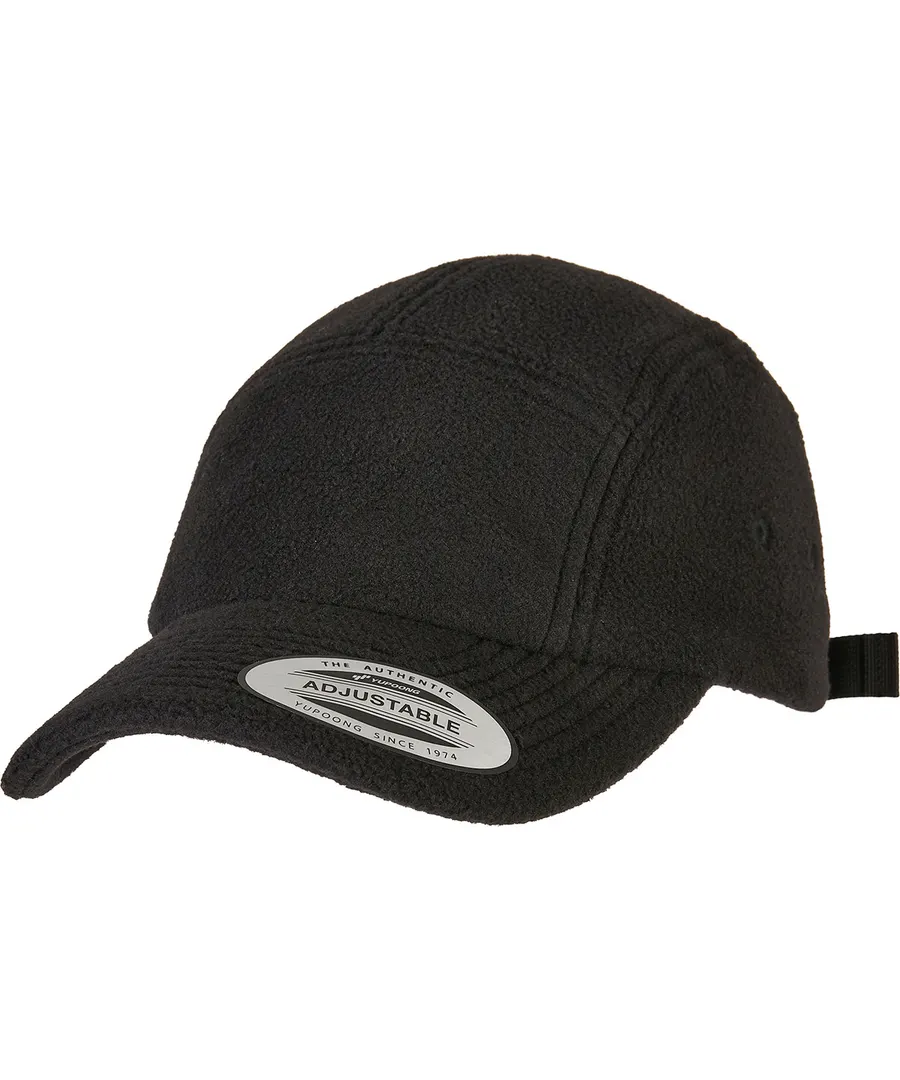 Polar fleece jockey cap (7005PF) – Black