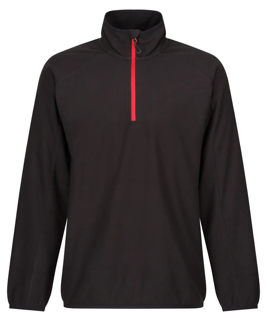 Navigate half-zip fleece – Black/Classic Red