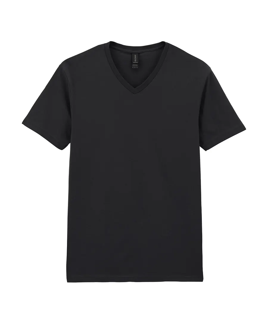 Softstyle™ v-neck t-shirt – Black