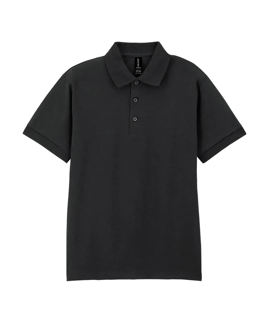 DryBlend® Jersey knit polo – Black