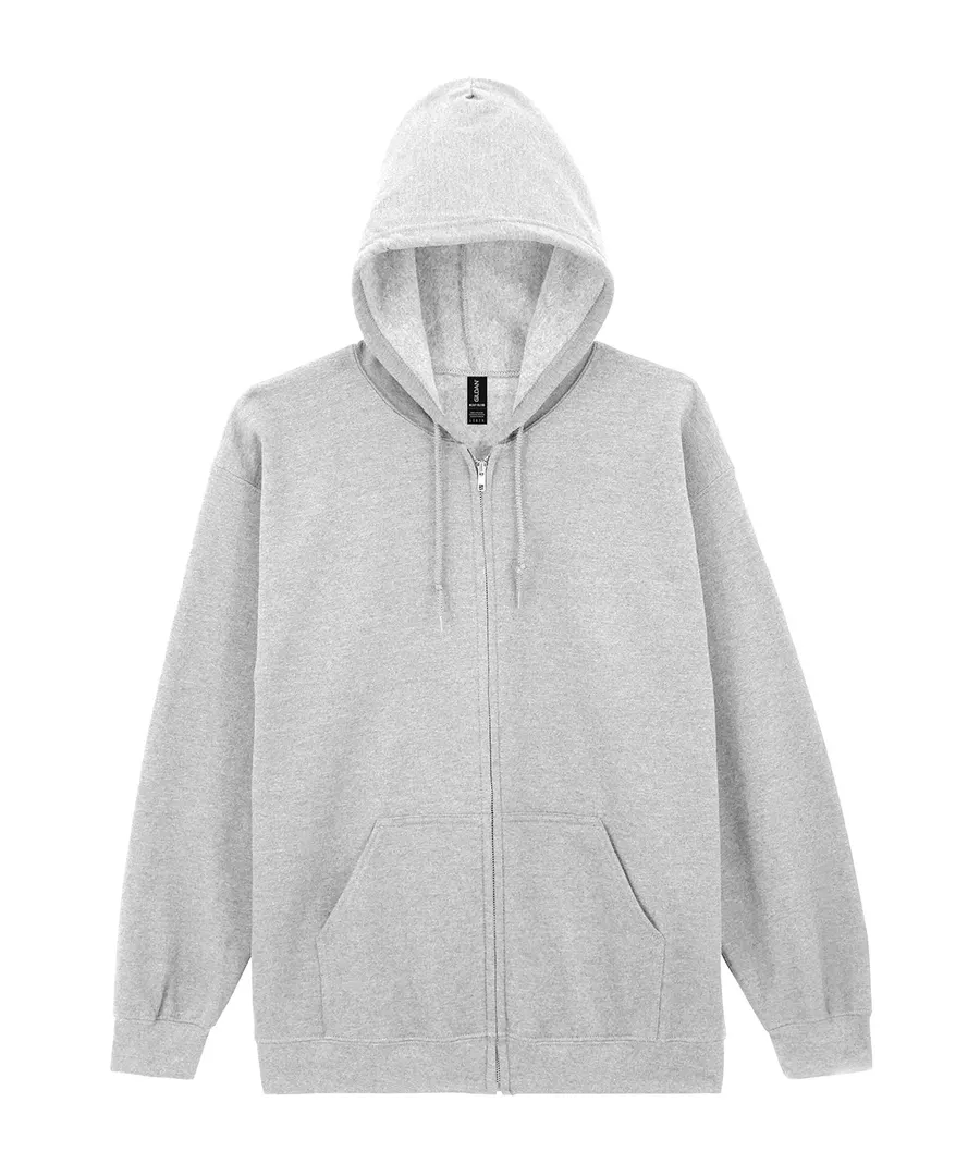 Heavy Blend™ full-zip hooded sweatshirt – Ash
