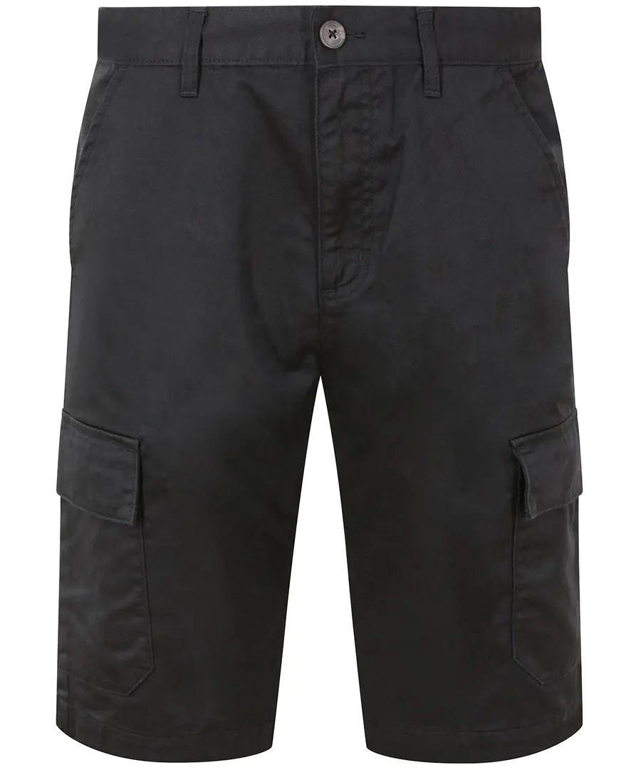 Pro cargo shorts – Black