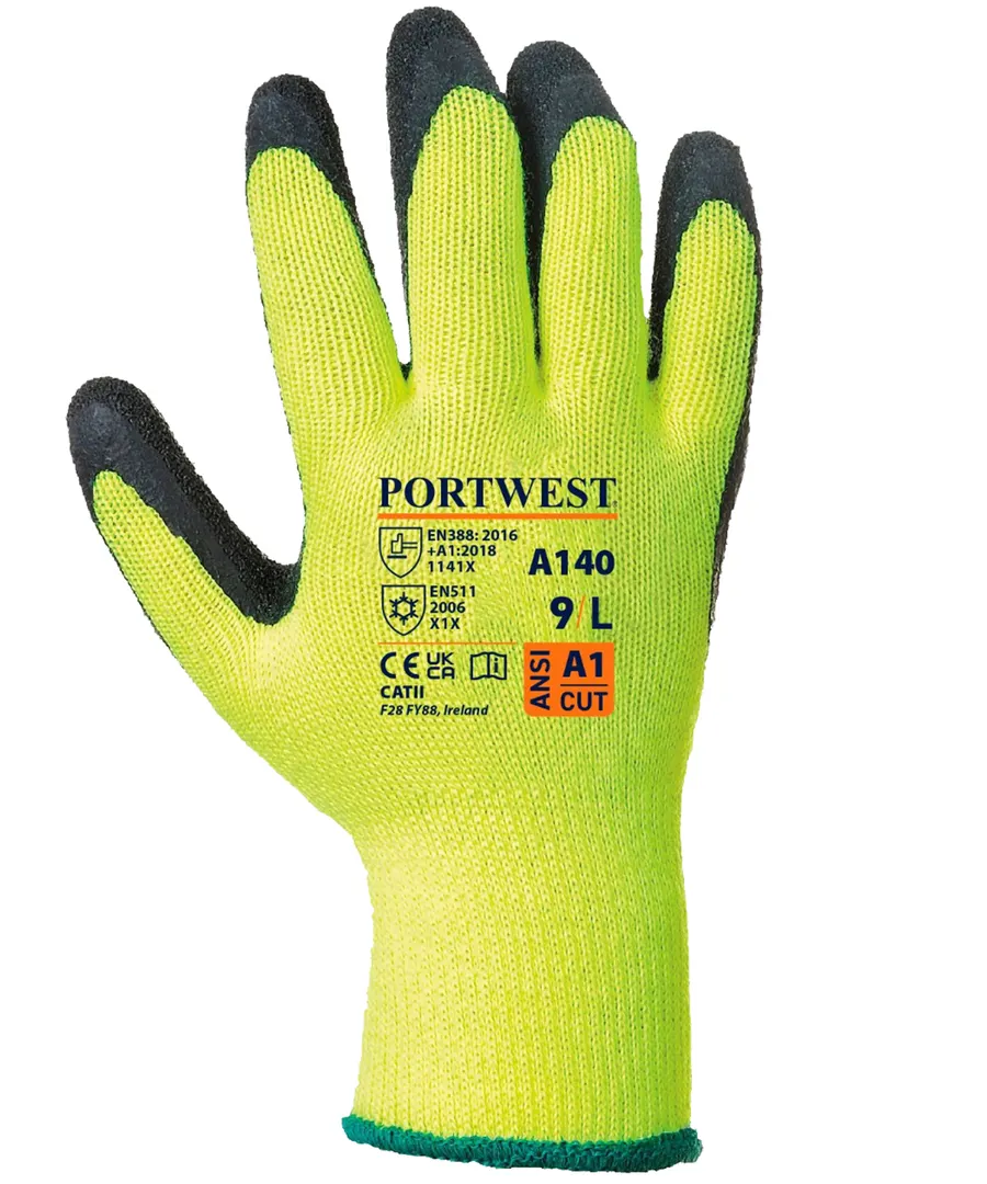 Thermal grip glove (A140) – Black