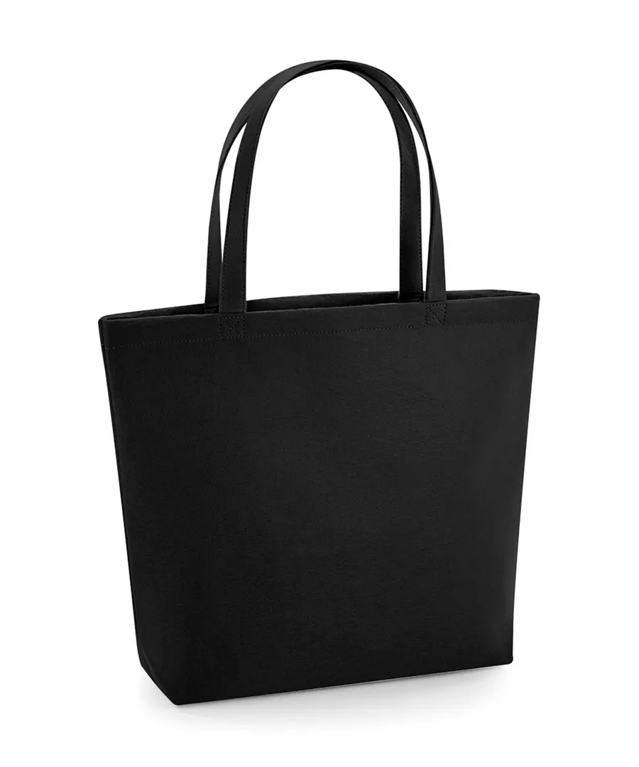 Felt shopper – Black
