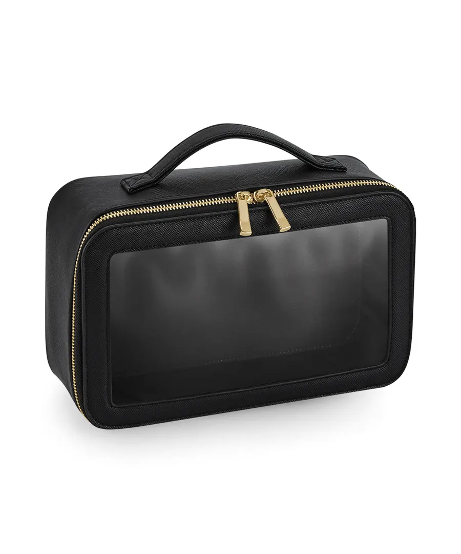 Boutique clear window travel case – Black