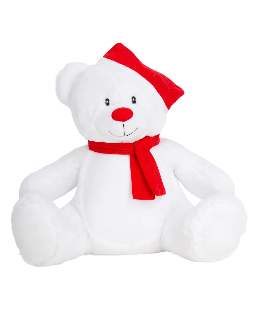 Zippie Christmas bear – White