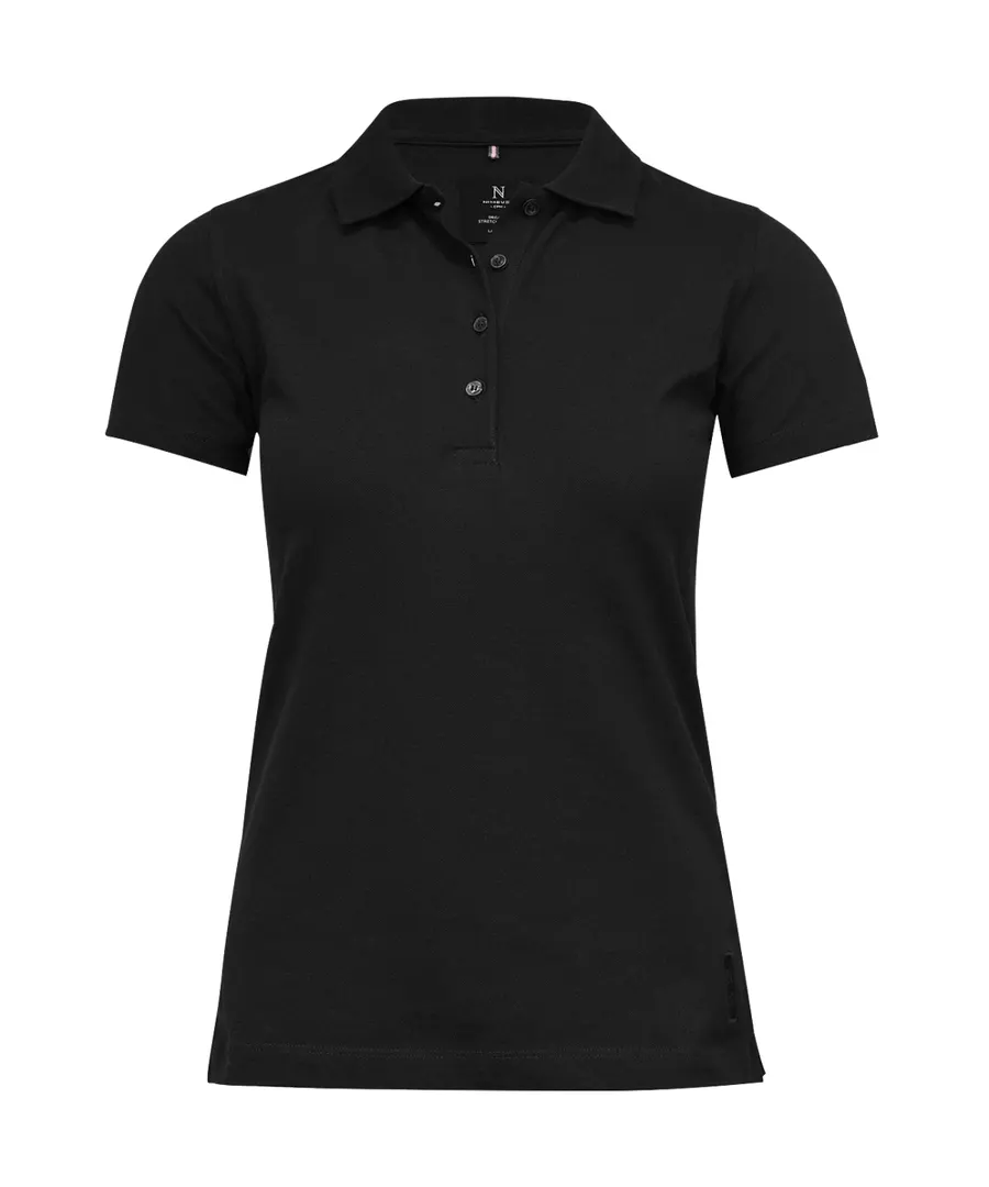 Women’s Harvard classic – stretch deluxe polo – Black