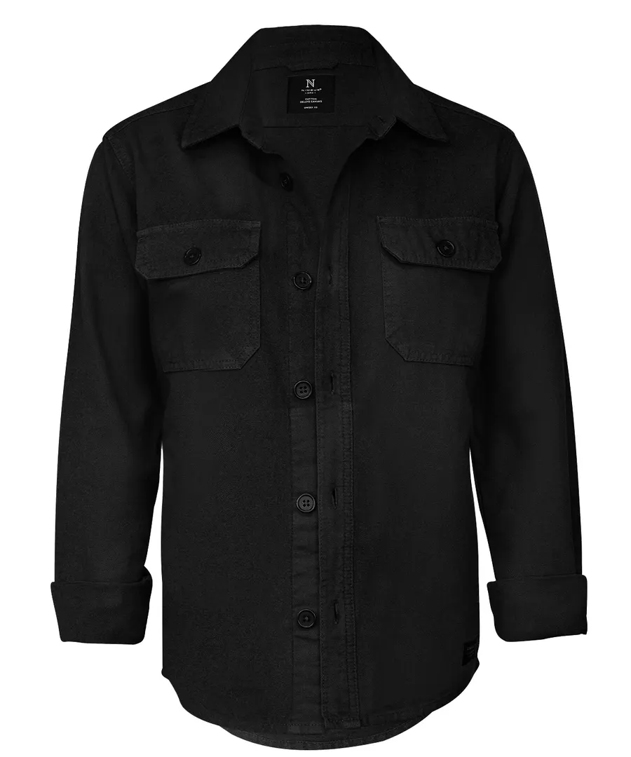 Napa unisex – versatile overshirt – Black