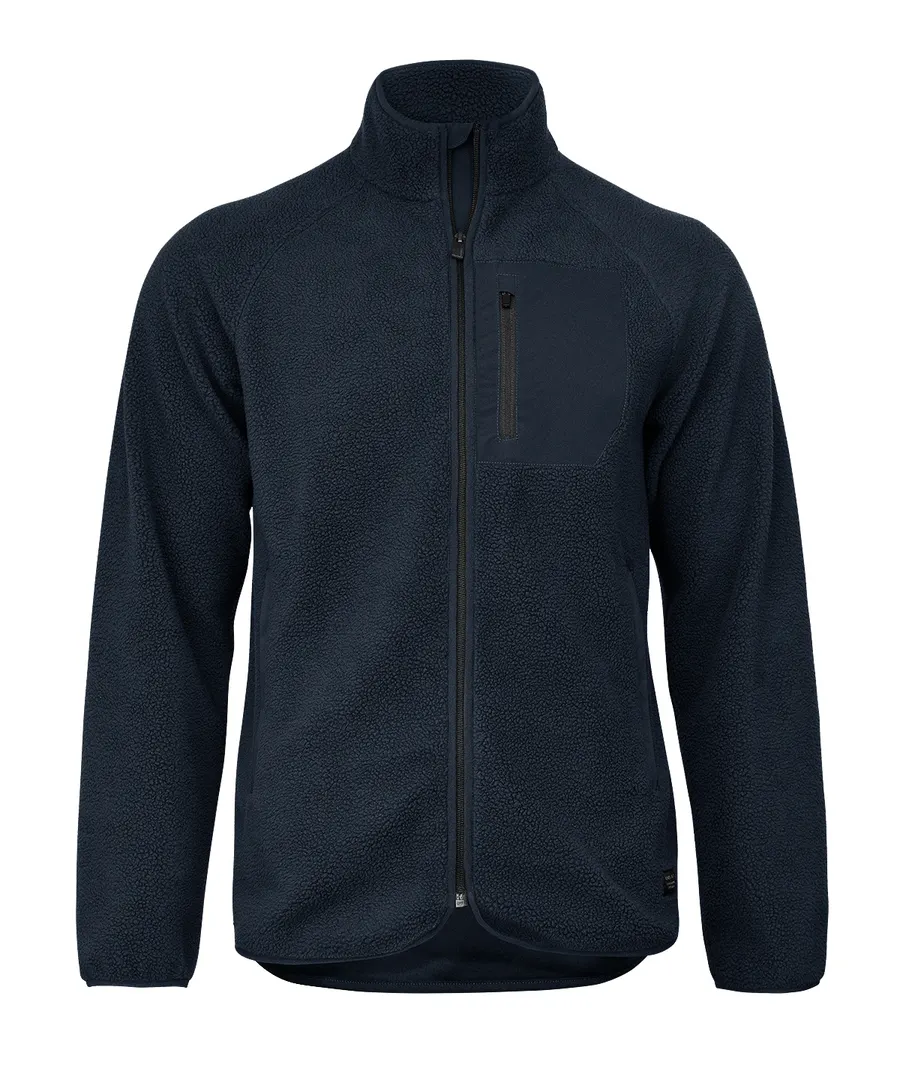 Timberlake – modern sherpa fleece – Dark Navy