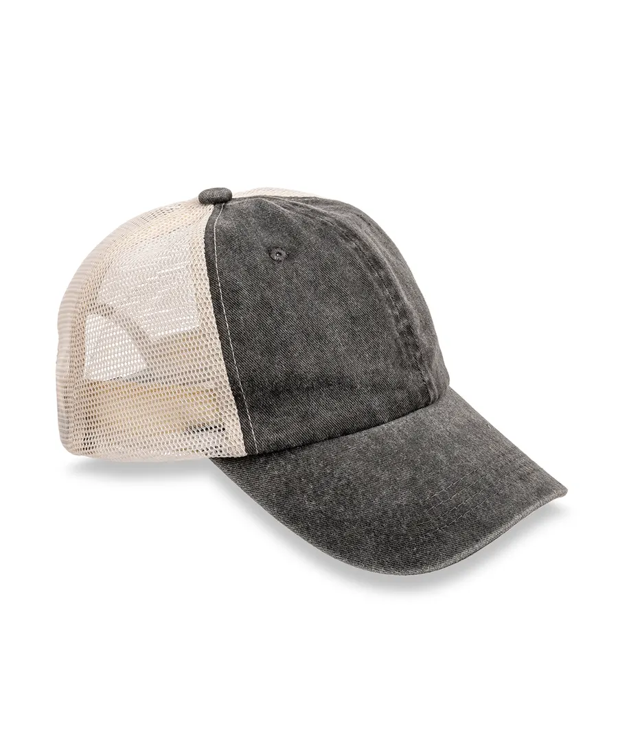 Vintage trucker cap – Vintage Black
