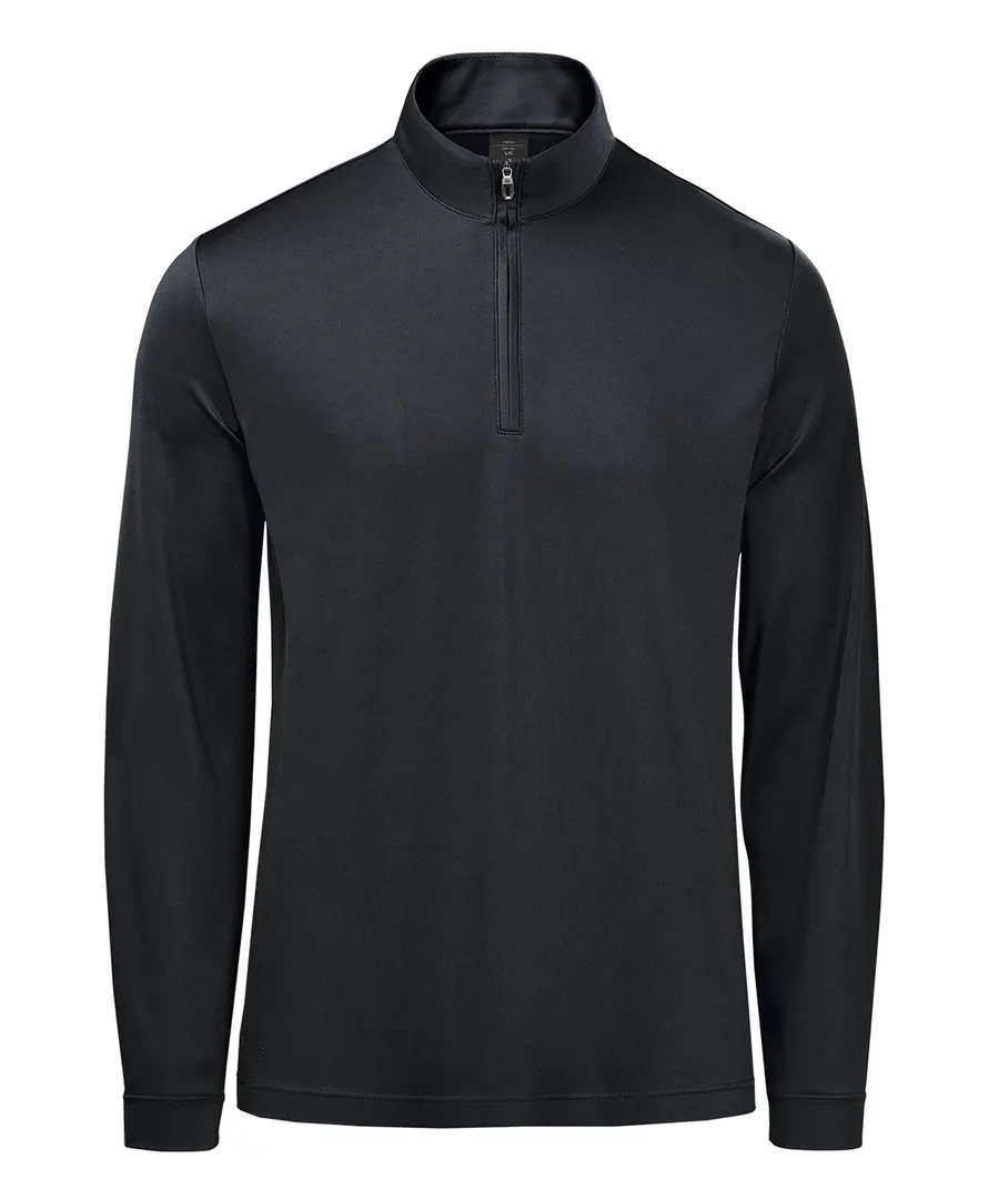 Monterey 1/4-zip pullover – Black