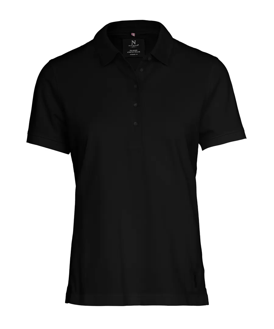 Women’s Altavista – tri-blend deluxe polo – Black