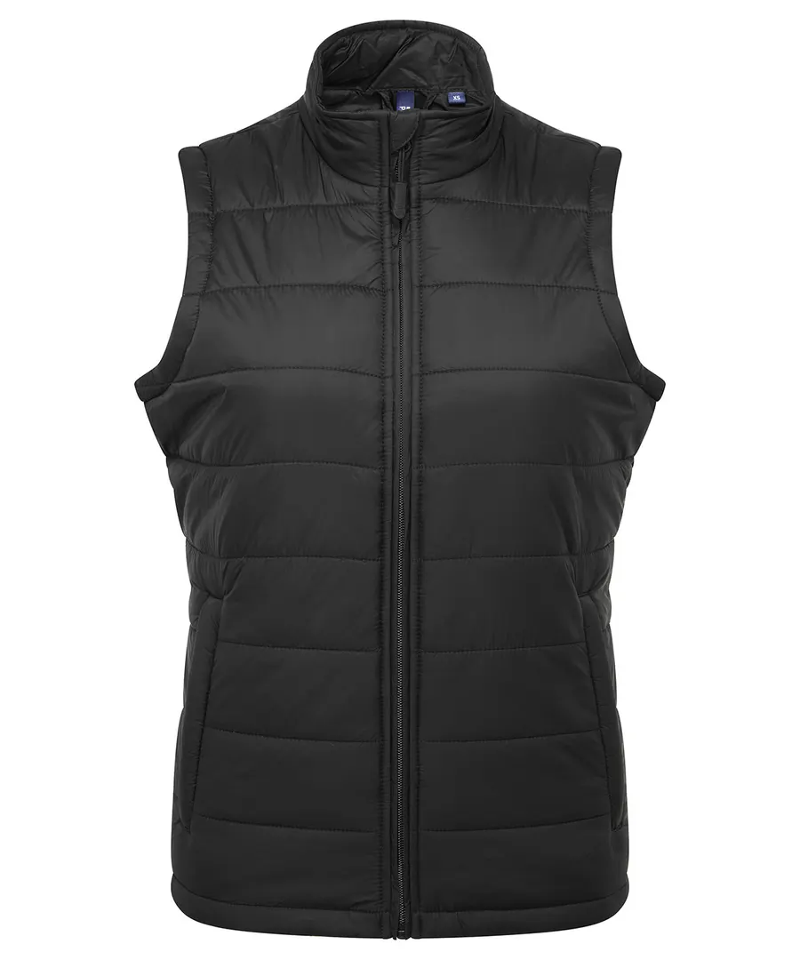Women’s ‘Recyclight’ padded gilet – Black