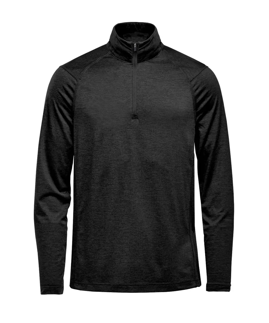 Milano 1/4-zip pullover – Black