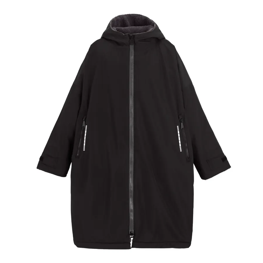 Junior Pro changing robe – Black/Slate Grey