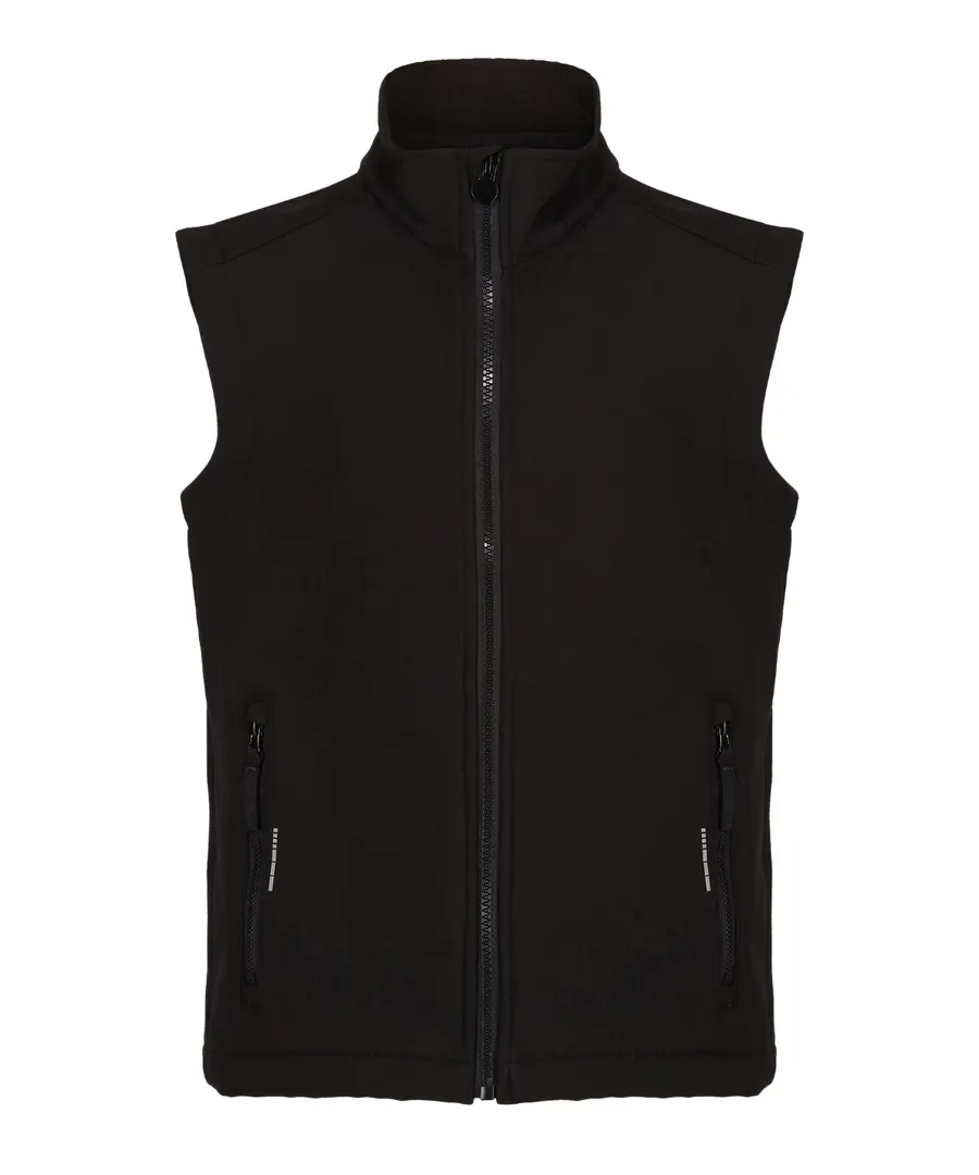 Junior Ablaze softshell bodywarmer – Black/Black