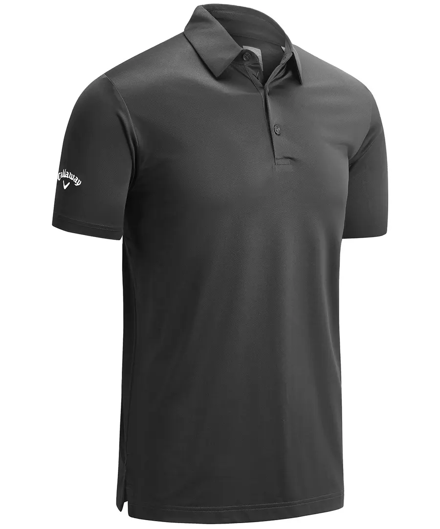 Swing Tech™ solid polo – Grey (Asphalt)