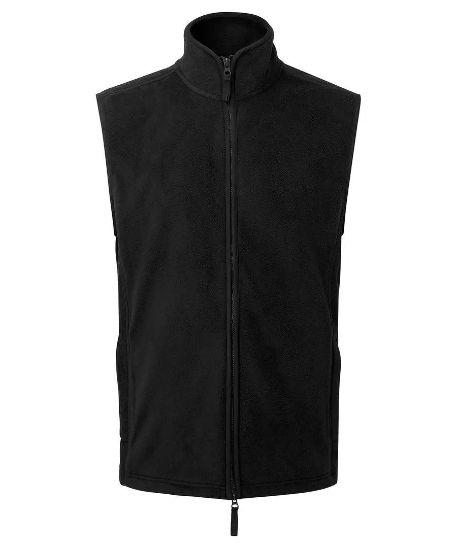 Artisan fleece gilet – Black/Black
