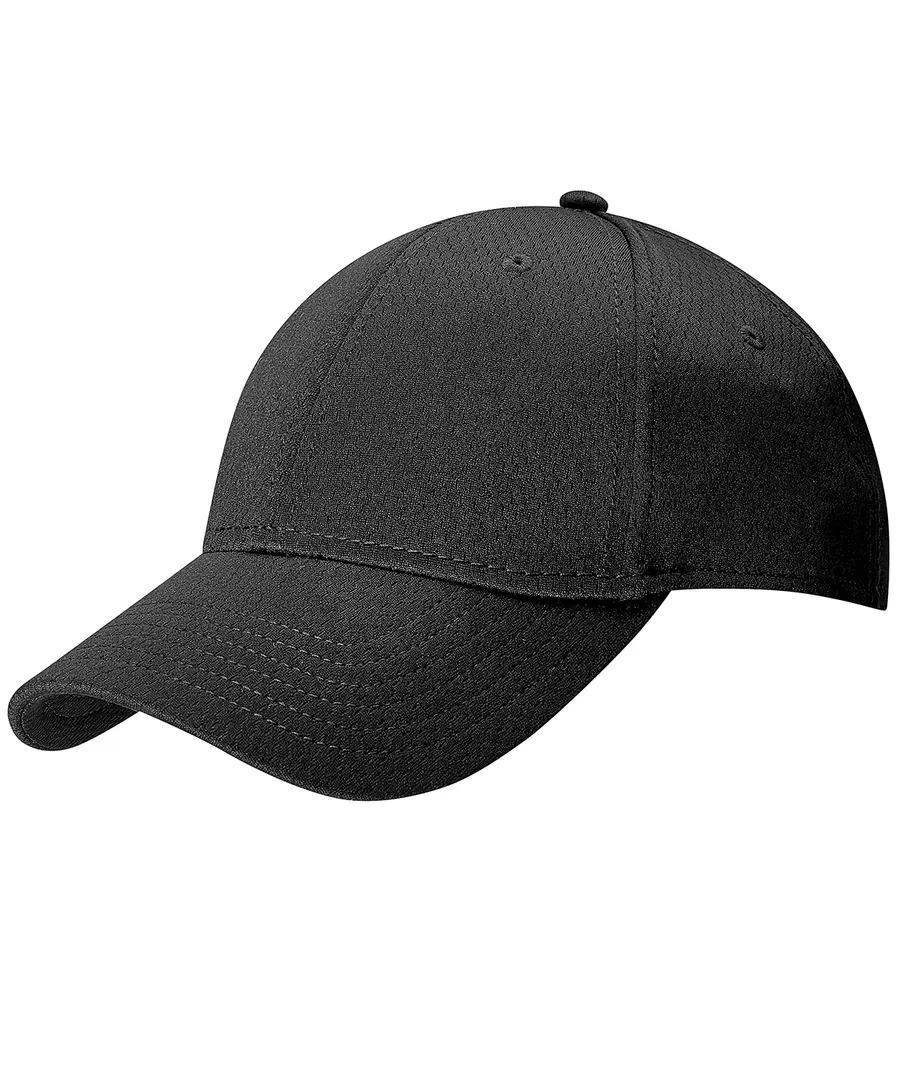 Front crested cap – Black