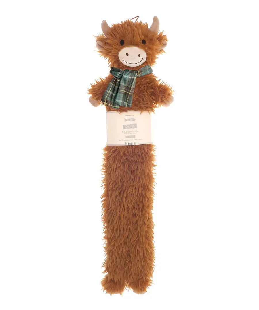 Highland cow long hot water bottle – Highland Cow