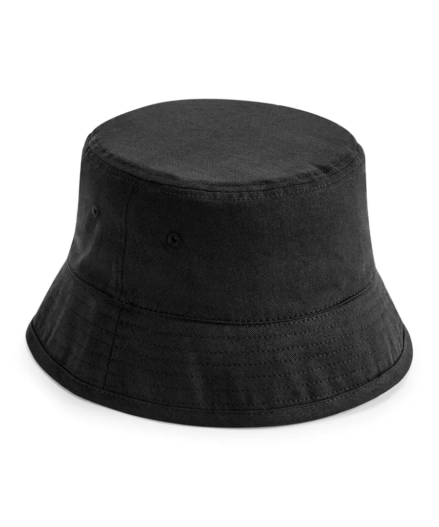 Organic cotton bucket hat – Black