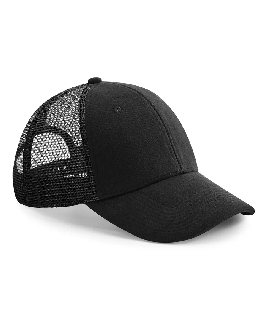 Jersey athleisure trucker – Black