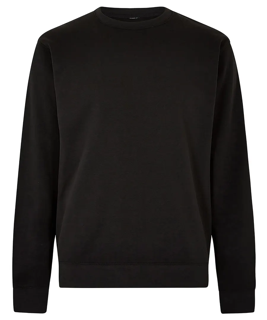 Regular fit sweatshirt – Black