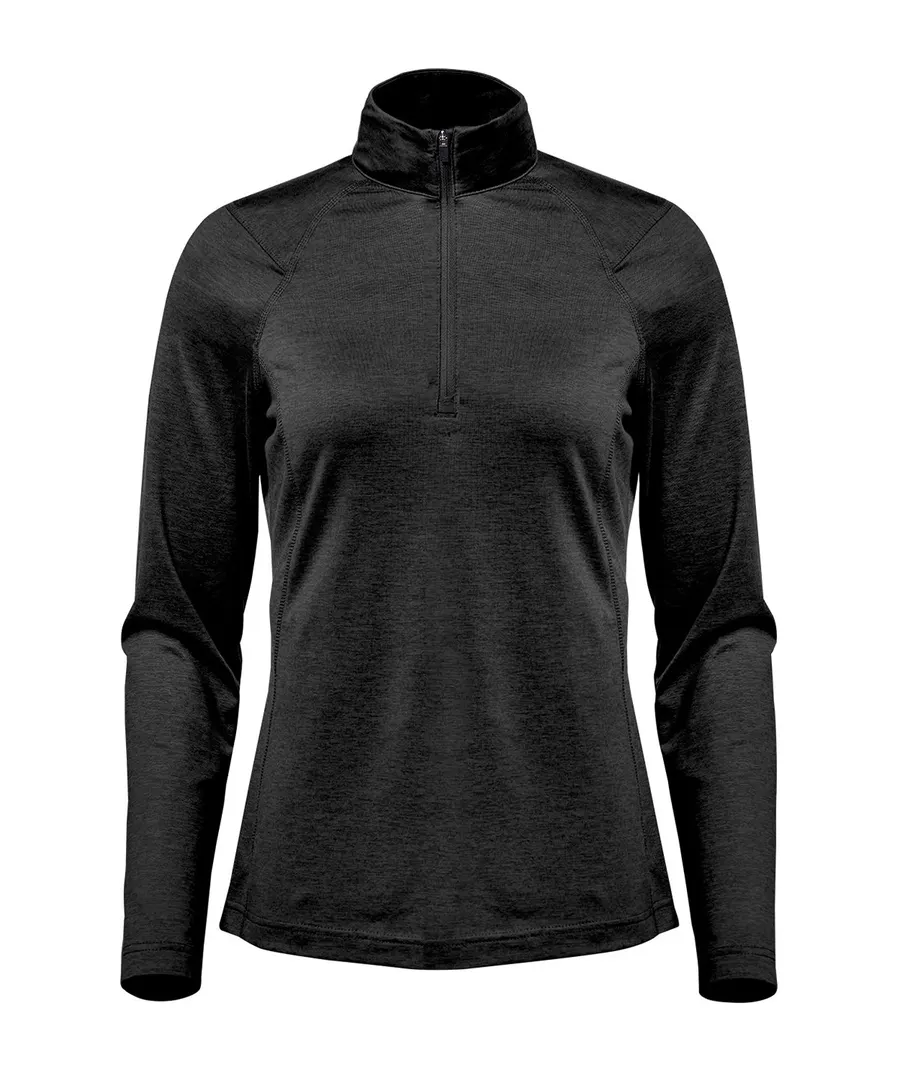 Women’s Milano ¼-zip pullover – Black