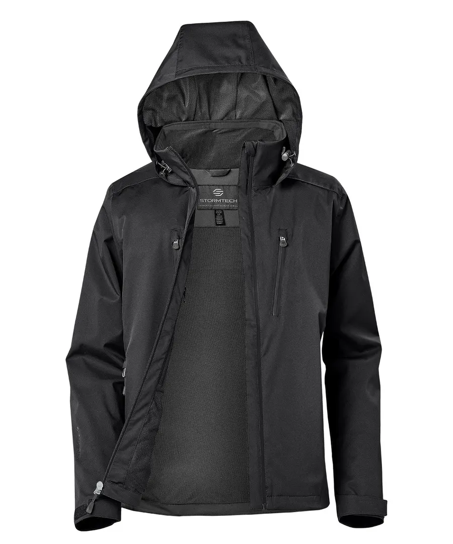 Women’s Scirocco lightweight shell – Black