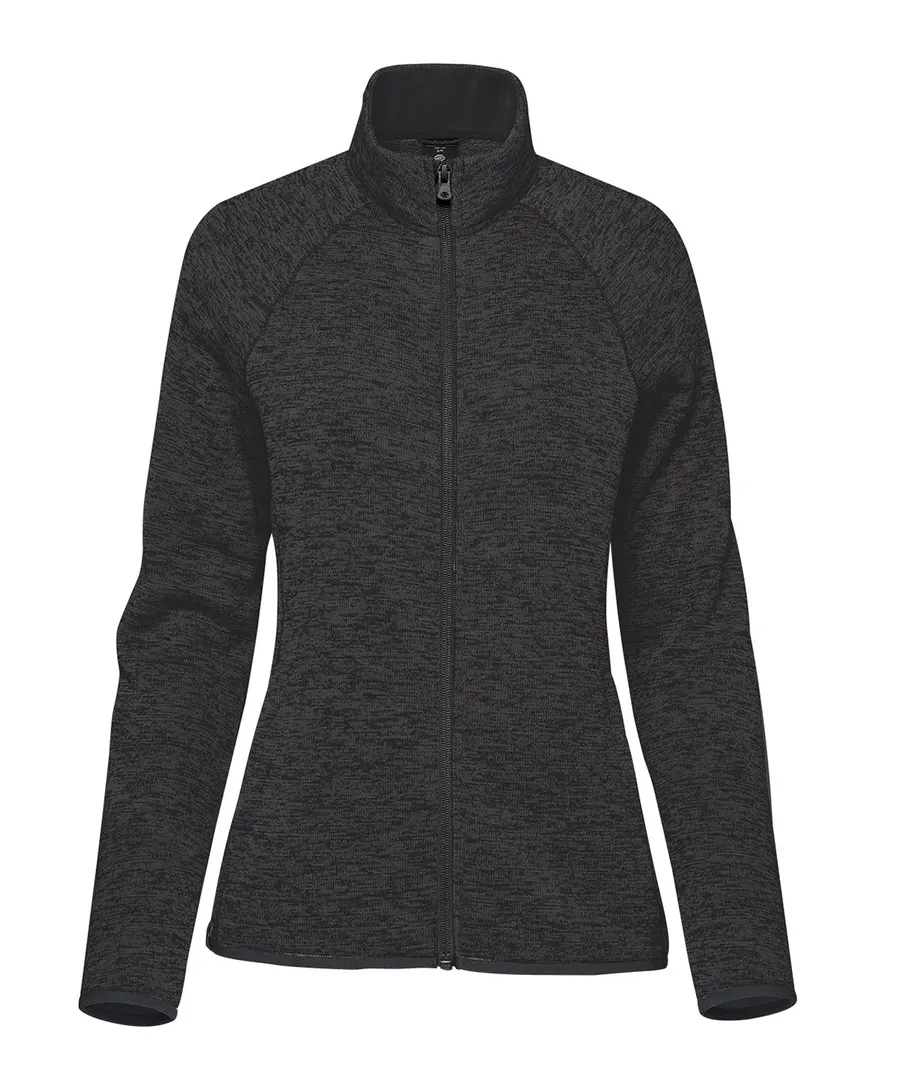 Women’s Yosemite full-zip fleece jacket – Black Heather