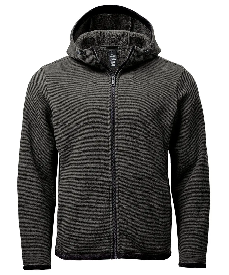 Medusa fleece hoodie – Charcoal Stripe