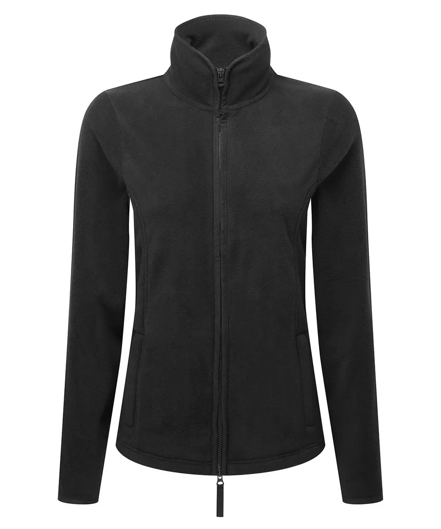 Women’s artisan fleece jacket – Black/Black