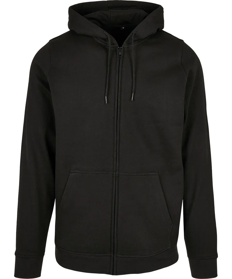 Basic zip hoodie – Black