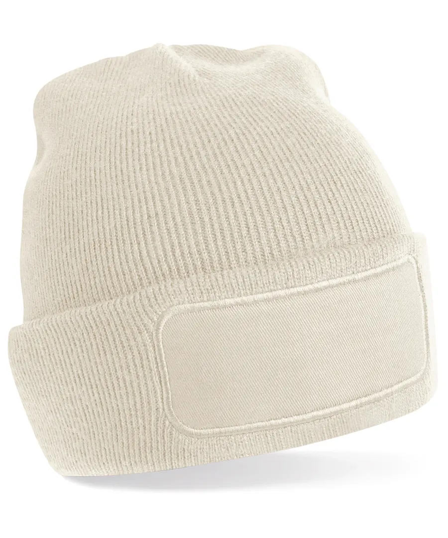 Original patch beanie – Almond